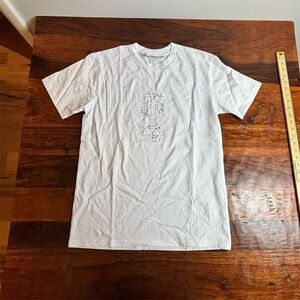 Trapstar Men's White Graphic Print T-Shirt "It's A Secret" Size M